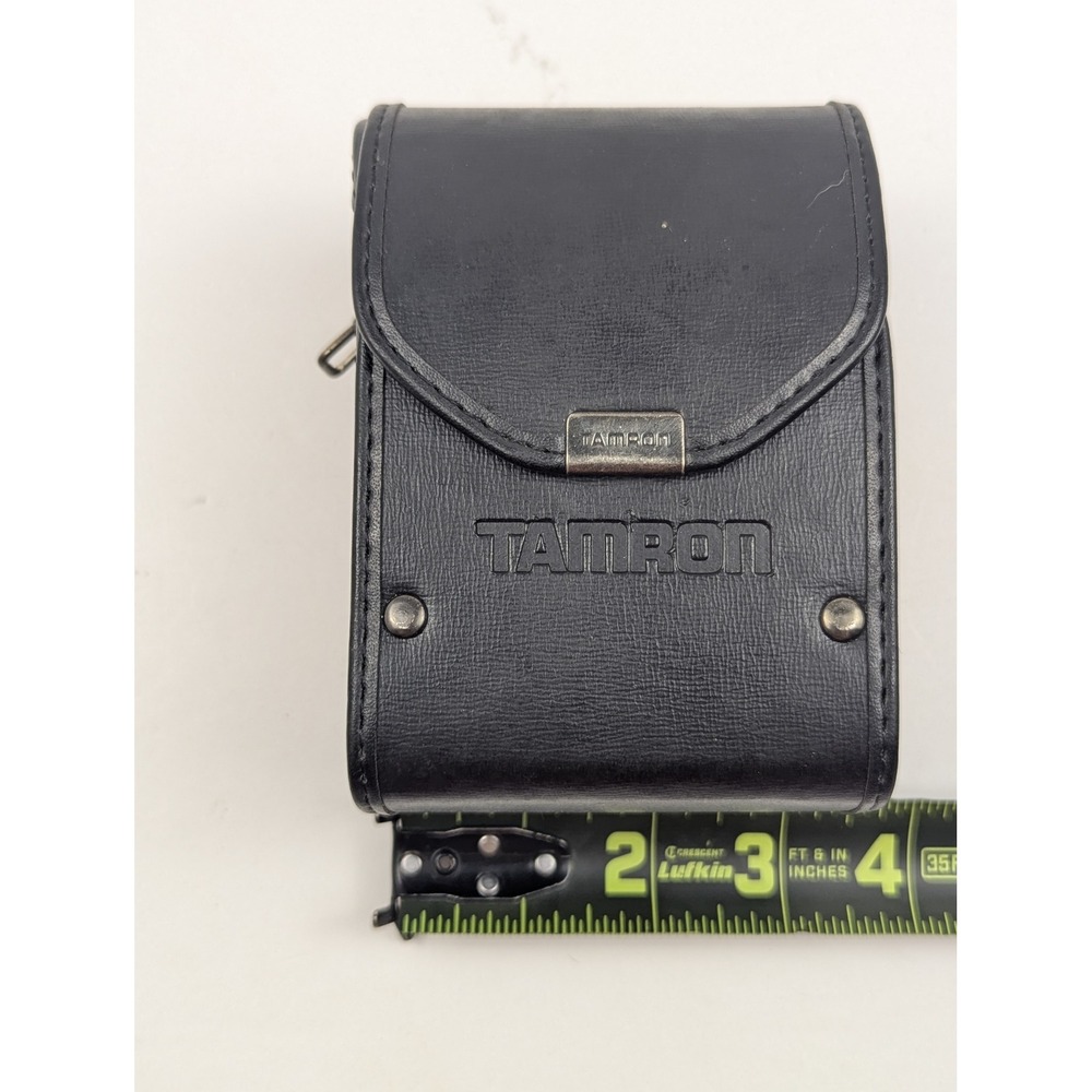 Tamron Lens Case Black Leather Camera Bag Vintage L-14 Japan‎